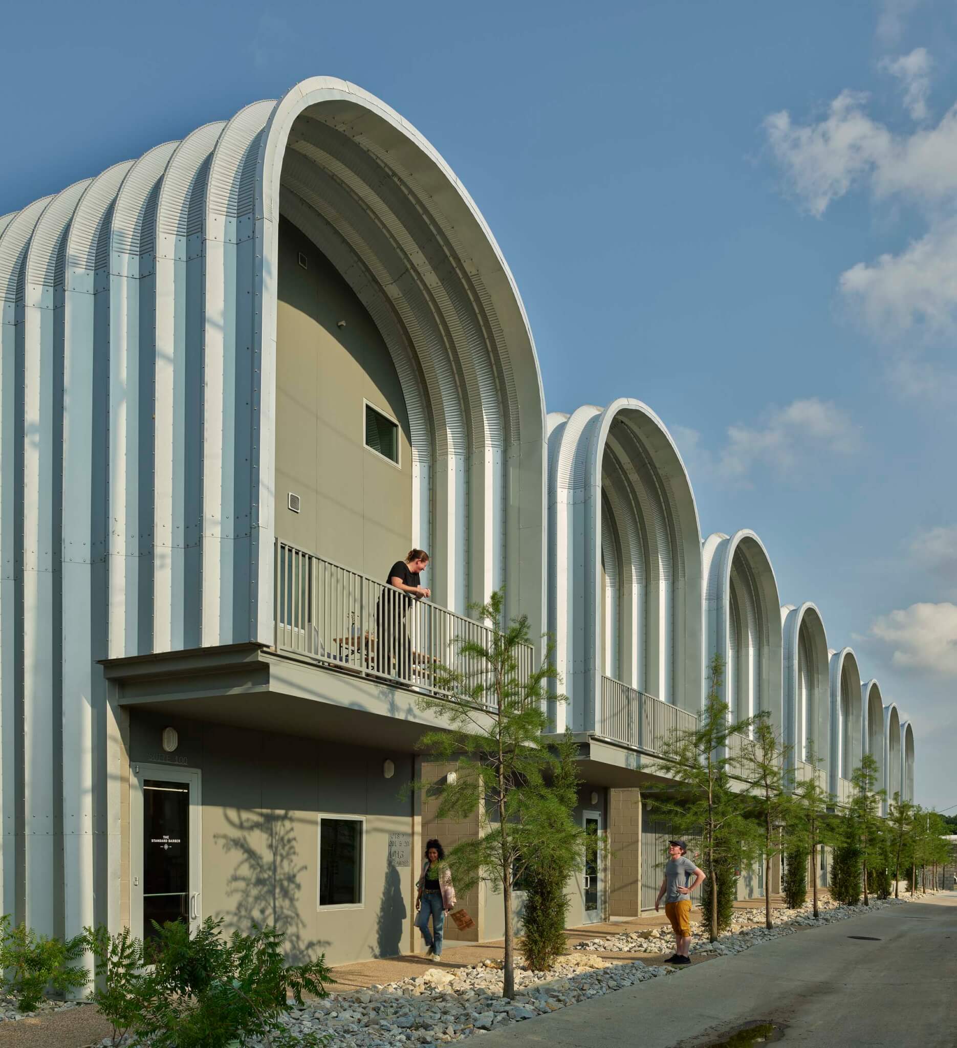 rounded barrel vault structures