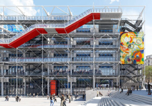 exterior of Centre Pompidou