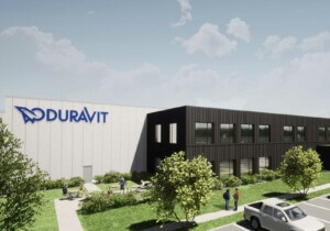 rendering of factory building