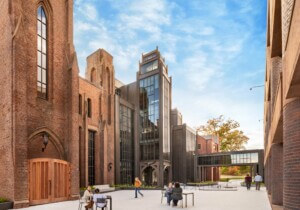 new extension and patio for Yale Peabody Museum