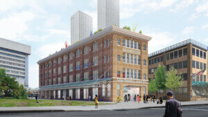 rendering of Centre Pompidou Jersey City