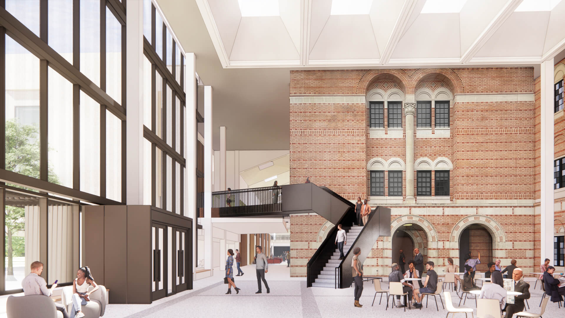 interior courtyard