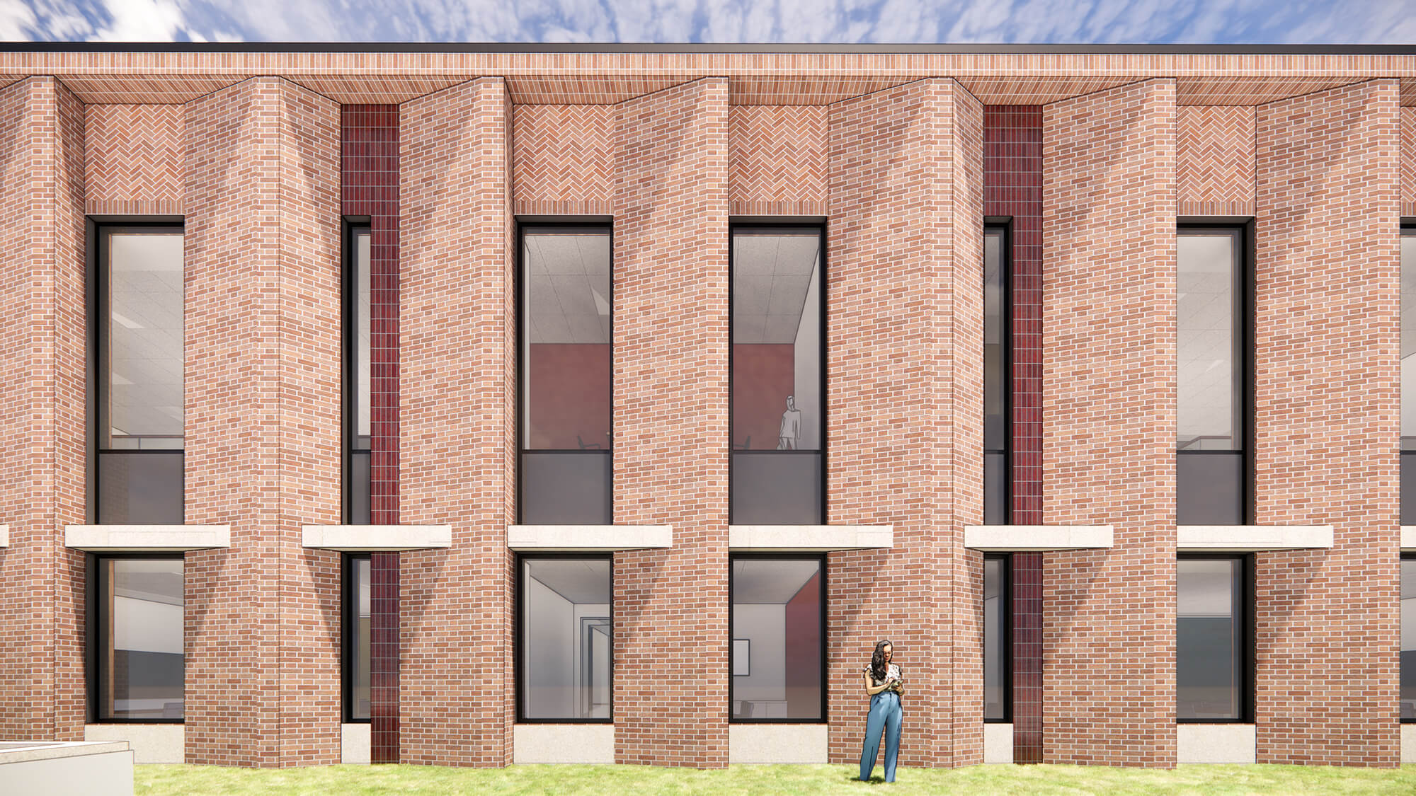 exterior brick detail