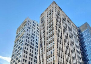 The Century and Consumer Buildings on State Street were built in 1913 and 1915, respectively, and have been saved from demolition.
