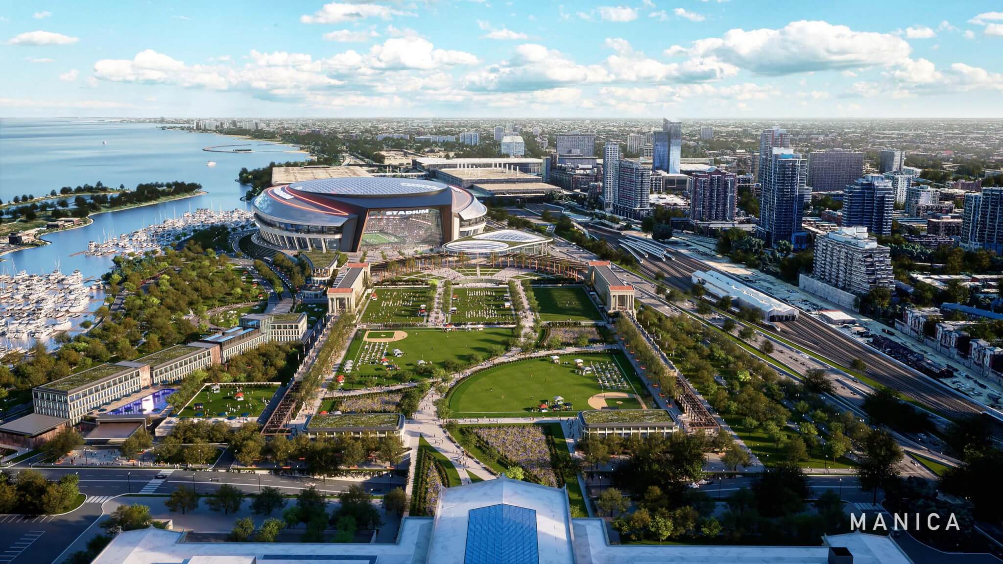 aerial rendering