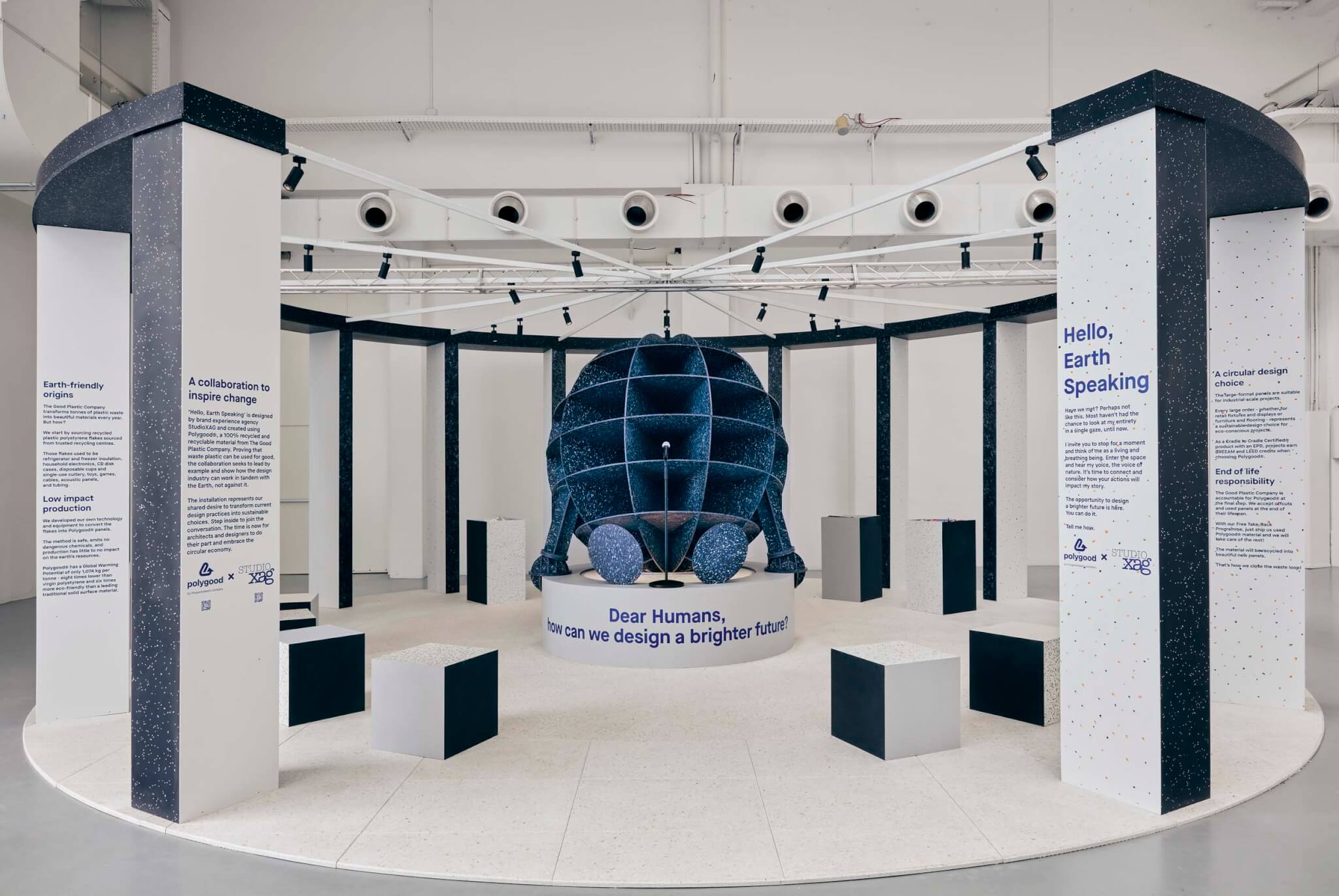 installation by Good Plastic Company at Milan Design Week