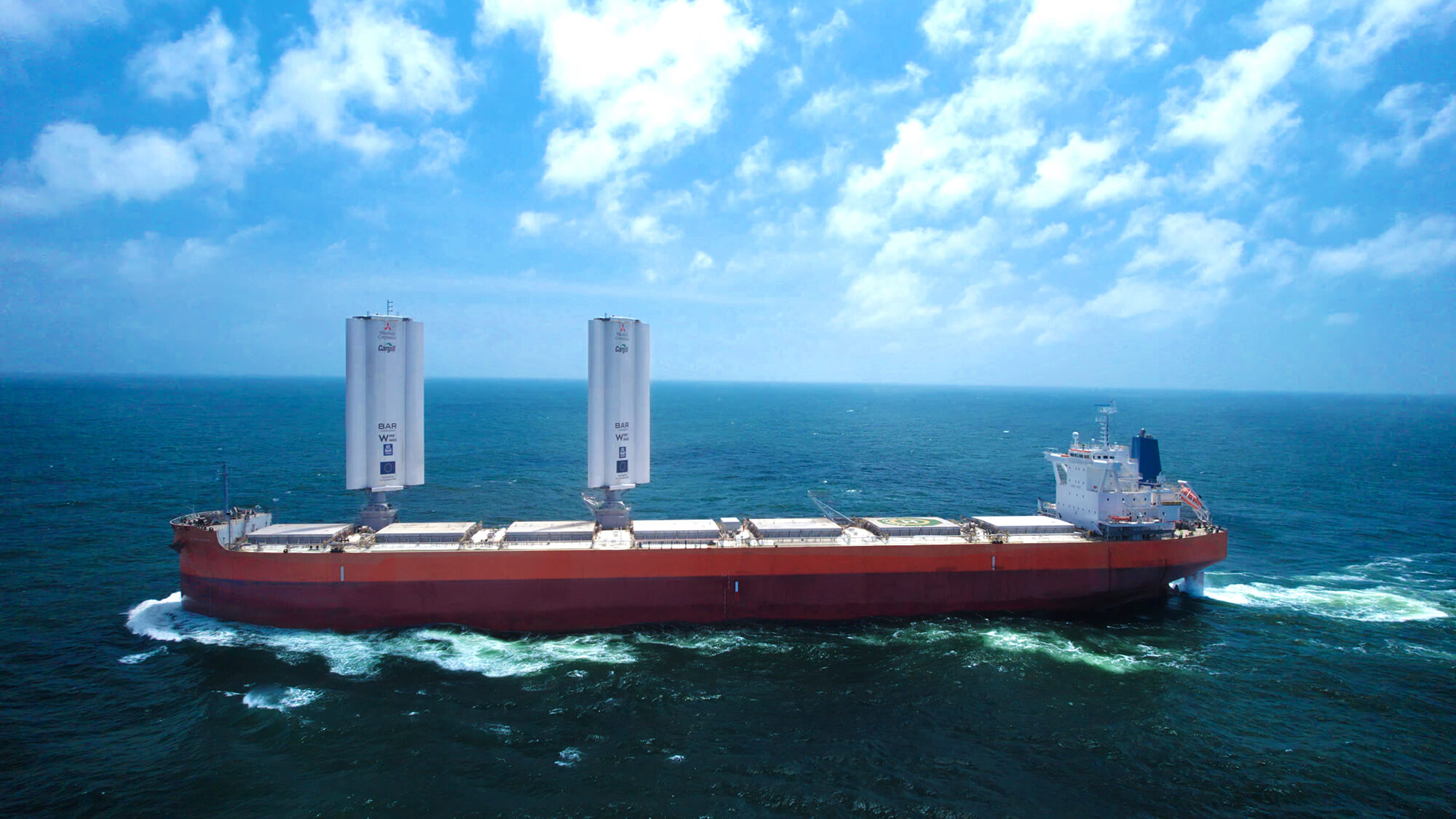 Pyxis Ocean with WindWings® sailing in ocean