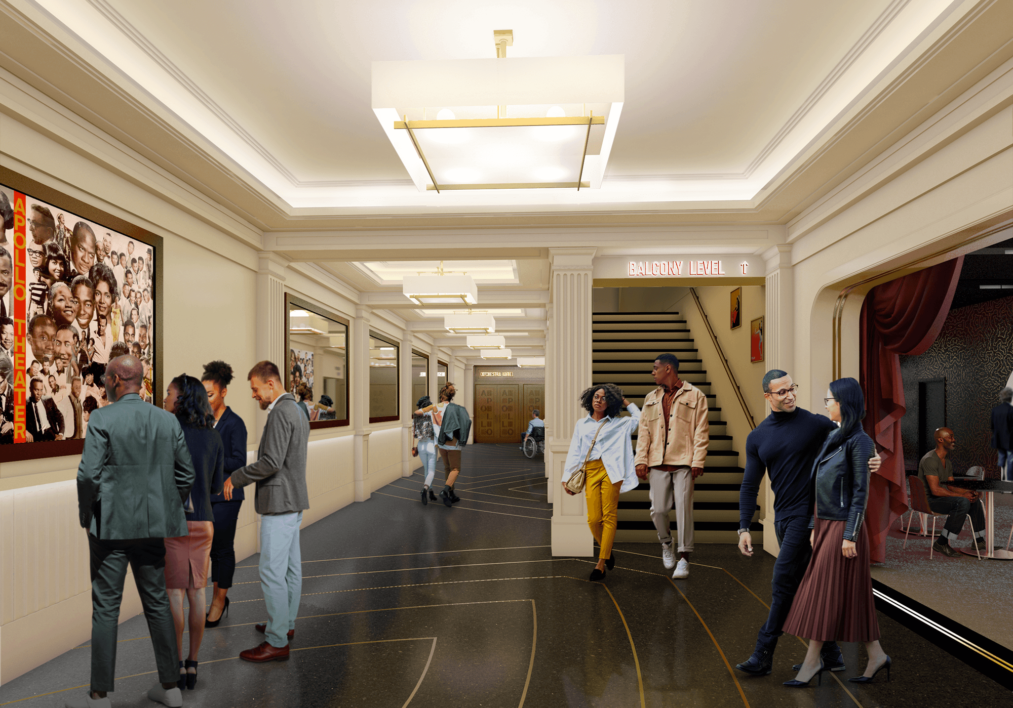 The Wall of Fame will be digitized, and new interactive panels will feature photography from Apollo Theater’s archive.